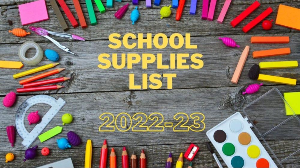 FSIMiddle 202223 Supply List Frontier Schools